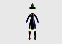 cartoon wizard outfit