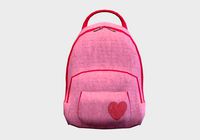 pink female backpack