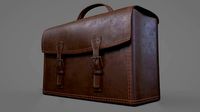 Leather bag Briefcase
