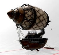 Steampunk ship