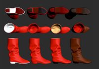 Red boots