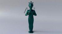 Osiris hi-poly sculpture