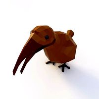 Kiwi bird 3d model