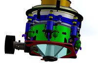 COMPLETE CONIC CRUSHER BODY ALL COMPONENTS
