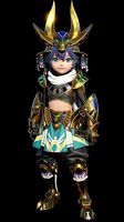 FFCG-H-22-06-002607 Lady Girl 2 Costume Series game Warrior
