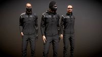 FFCG-H-22-06-0011 3 gangster modern costume game ready