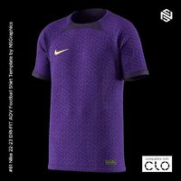 Nike 22-23 DRI-FIT ADV FootballShirt for CLO3D-MarvelousDesigner