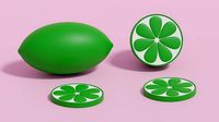 Cartoon Cute Fruit Lemon