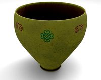 Ancient  Pots Low poly 3D model