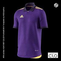 adidas HEATRDY 22-23 Football Shirt for CLO3D-Marvelous Designer