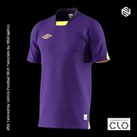 Tailored by Umbro Football Shirt for CLO3D-Marvelous Designer