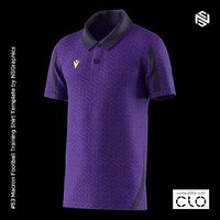 Macron Training Shirt for CLO3D-Marvelous Designer