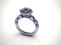 Antique Halo Ring