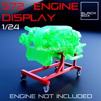 572 Engine Display base 1-24th | 3D