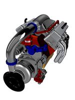 Procharged BBC Motor Supercharged | 3D