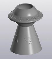 UFO beam Planter | 3D