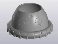 Landed UFO Planter | 3D