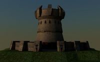 World of Warcraft Alliance Guard Tower 3D Model