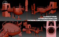 Bespin Duel Diorama Playset | 3D