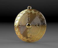 Spiral pendant 3D model | 3D