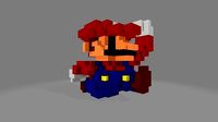 Mario 8 bit | 3D