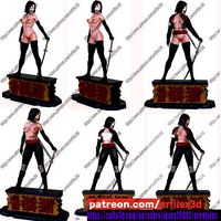 Six variants of katana DC comics  | 3D