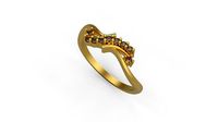 Minimalist Ring 345 | 3D