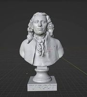 Anne Robert Jacques Turgot | 3D