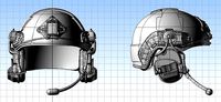 tactical helmet | 3D