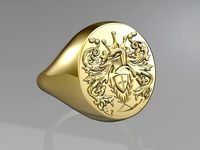 Signet ring | 3D