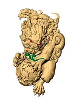 lion pendants | 3D