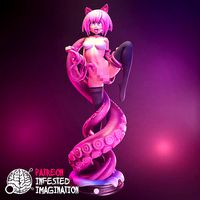 HENTAI FUTANARI BEING FUCKED BY BIG TENTACLES | 3D