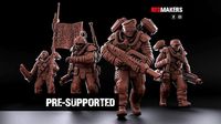 Airborne Division - Command Squad of the Imperial Force | 3D