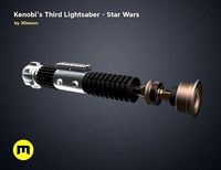 Obi-Wans Third Lightsaber - Star Wars | 3D