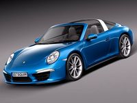 Porsche 911 Targa 2015 3D Model