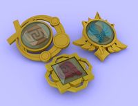 Genshin Impact Eye of God Mondstadt Liyue Inazuma | 3D