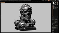 robot skull a11 3d print model | 3D
