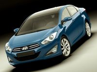 Hyundai i40 sedan 2011 3D Model