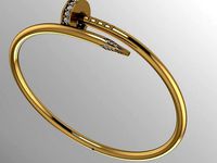 desingn bracelet carter nail stone new pin handcuff | 3D