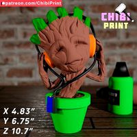 Chibi Baby Groot | 3D
