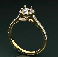 Soliter ring Model 1601 | 3D