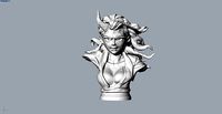 Demon Slayer Nezuko Bust Sculpture | 3D