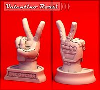 Valentino Rossi glove to print | 3D