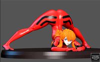 ASUKA LANGLEY JACK O CHALLENGE POSE GIRL EVANGELION ANIME | 3D