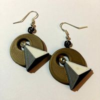 Vulcan IDIC Earrings | 3D