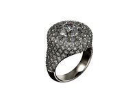 Custom ring with round diamond - 1052 | 3D