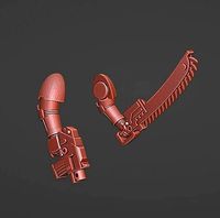 Exo Armour Close Combat Arms | 3D