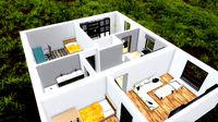 dwg drawing with furniture