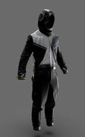 cyberpunk overall costume marvelous designer