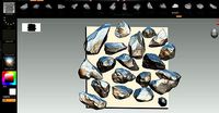 ZBrush rock brushes ZBrush stone brushes | 3D